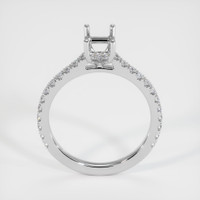 18K White Gold Pave Ring Setting Image
