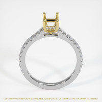 18K Yellow & White Pave Ring Setting Image