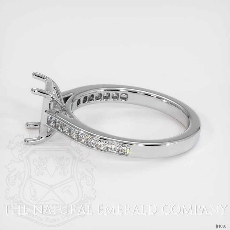 Platinum 950 Accent Stones Ring Setting