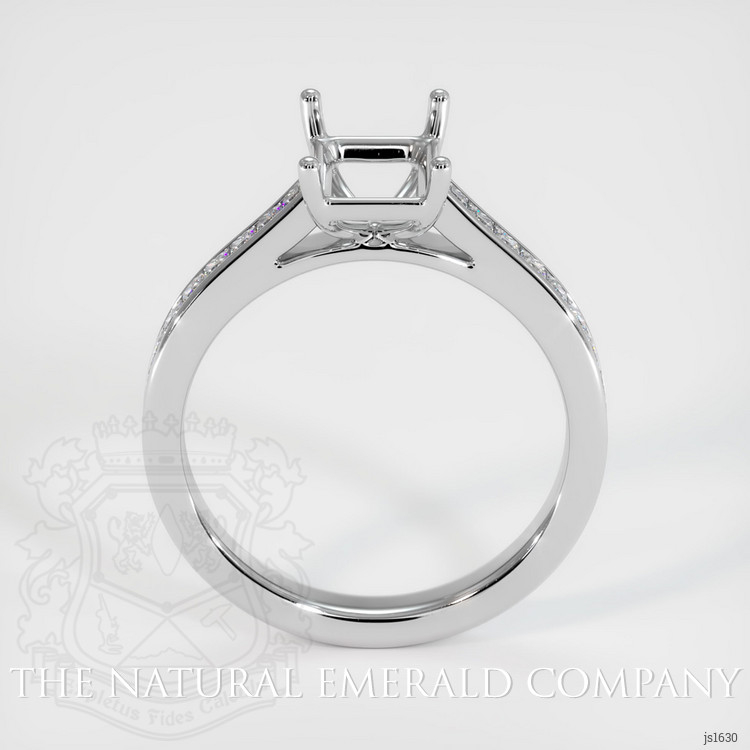 Platinum 950 Accent Stones Ring Setting