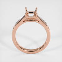 14K Rose Gold Accent Stones Ring Setting Image