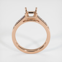18K Rose Gold Accent Stones Ring Setting Image