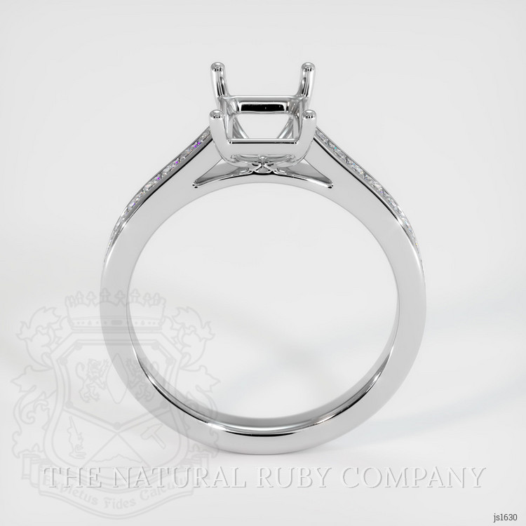 Silver Accent Stones Ring Setting