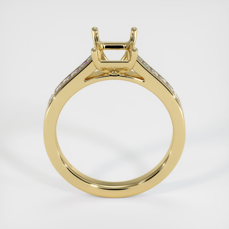 10K Yellow Gold Accent Stones Ring Setting