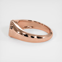 14K Rose Gold Men's Ring Setting Image