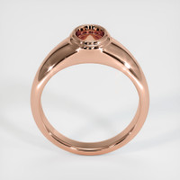 14K Rose Gold Men's Ring Setting Image