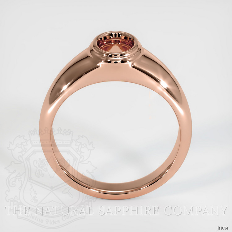 14K Rose Gold Men's Ring Setting