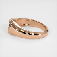 18K Rose Gold Men's Ring Setting Image
