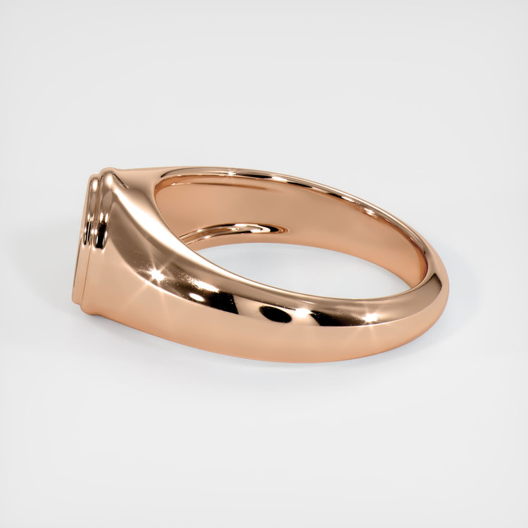 18K Rose Gold Men's Ring Setting