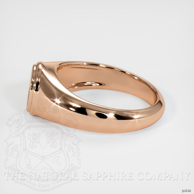 18K Rose Gold Men's Ring Setting