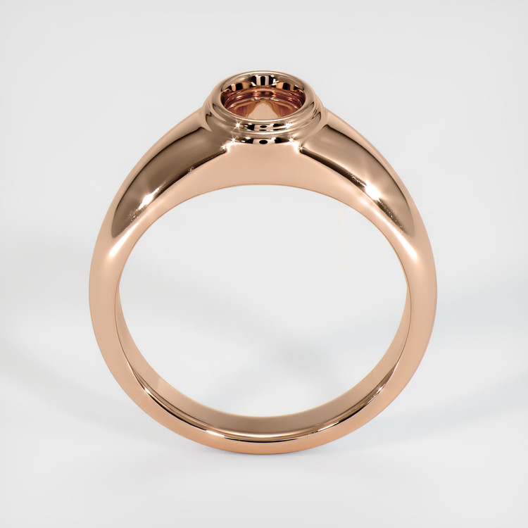 18K Rose Gold Men's Ring Setting