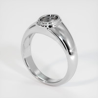 10K White Gold Men's Ring Setting Video