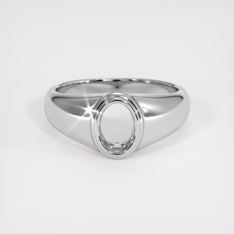 10K White Gold Men's Ring Setting