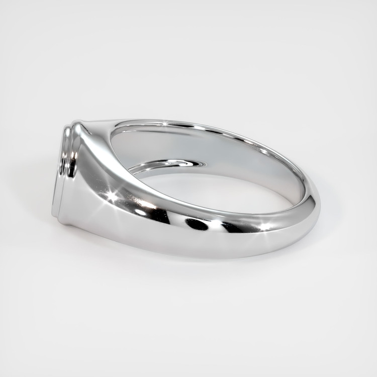 10K White Gold Men's Ring Setting