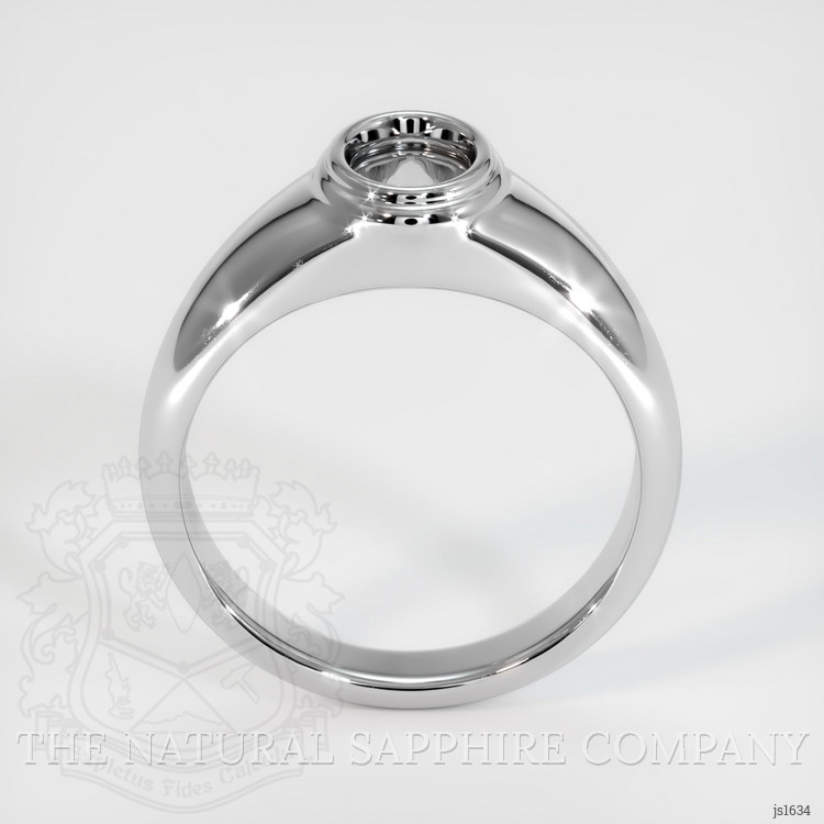 18K White Gold Men's Ring Setting