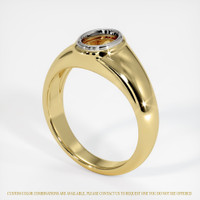 14K White & Yellow Men's Ring Setting Video