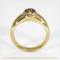14K White & Yellow Men's Ring Setting Image