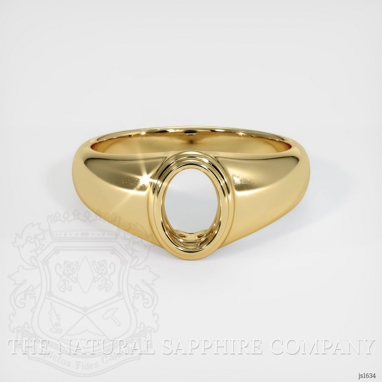 10K Yellow Gold Men's Ring Setting