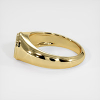 10K Yellow Gold Men's Ring Setting Image