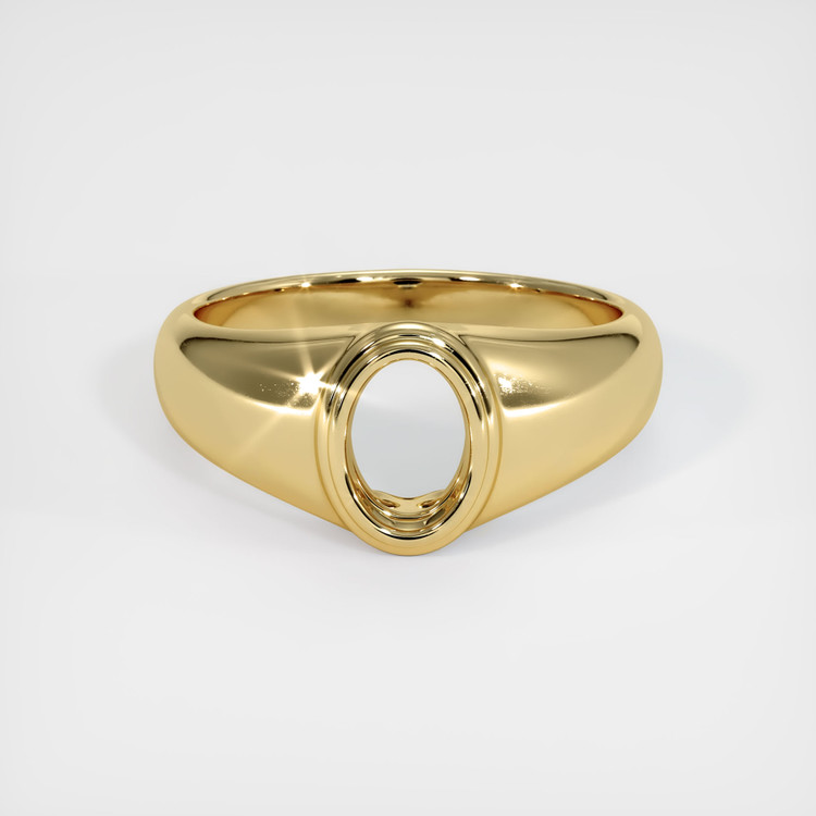 14K Yellow Gold Men's Ring Setting