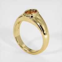18K Yellow Gold Men's Ring Setting Video