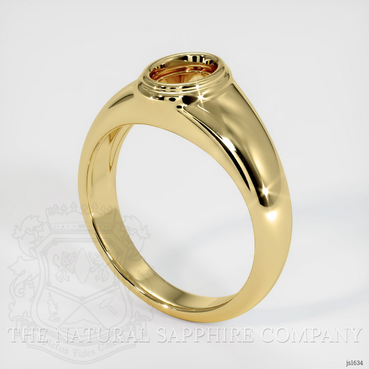 18K Yellow Gold Men's Ring Setting