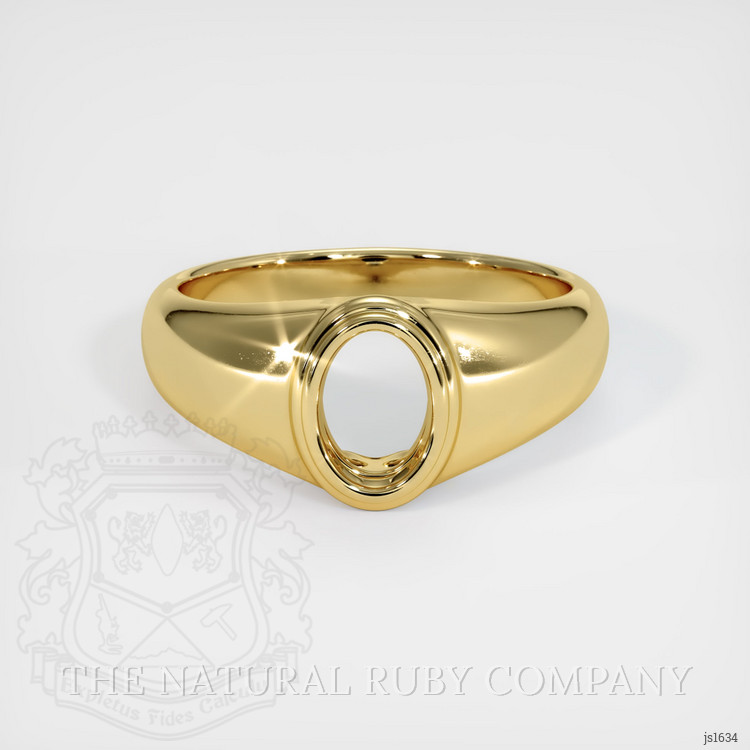 18K Yellow Gold Men's Ring Setting