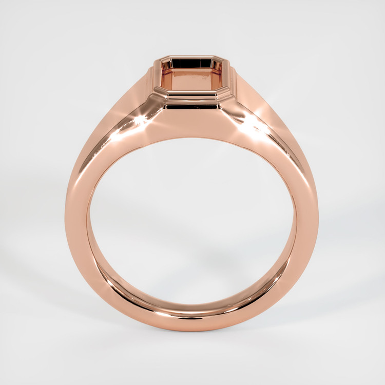 14K Rose Gold Men's Ring Setting