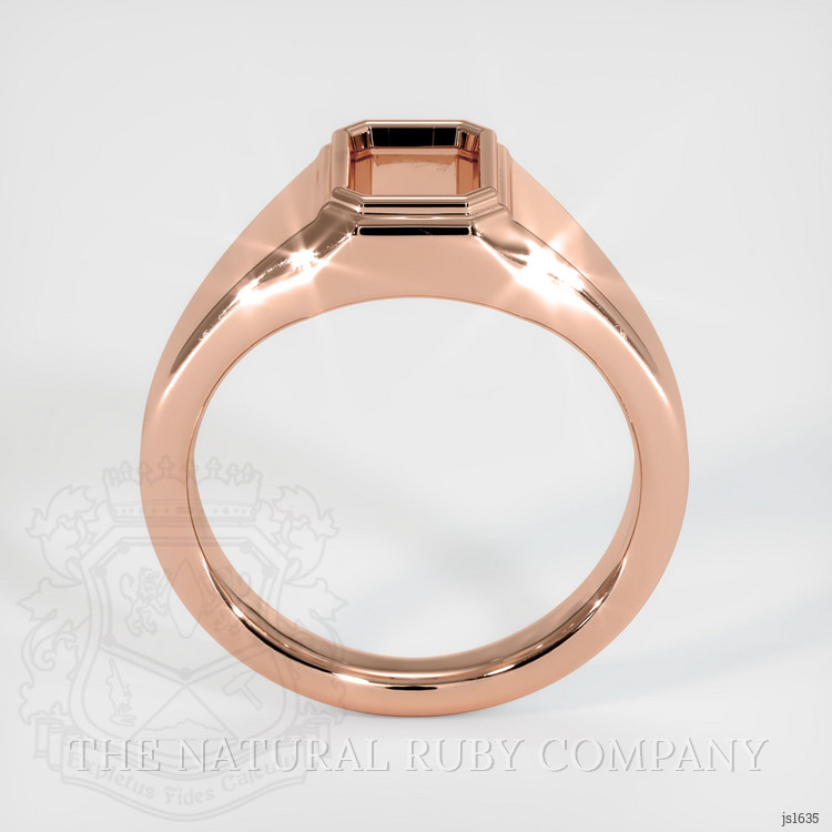 14K Rose Gold Men's Ring Setting