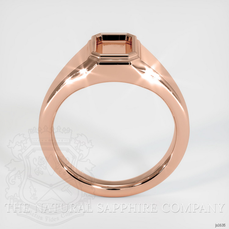 14K Rose Gold Men's Ring Setting