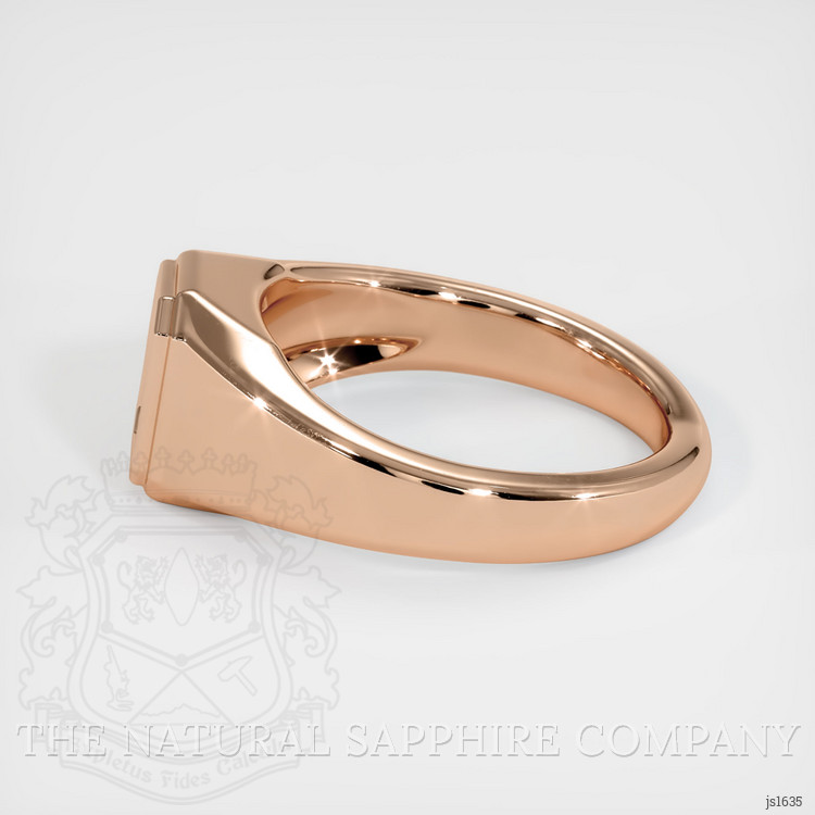 18K Rose Gold Men's Ring Setting