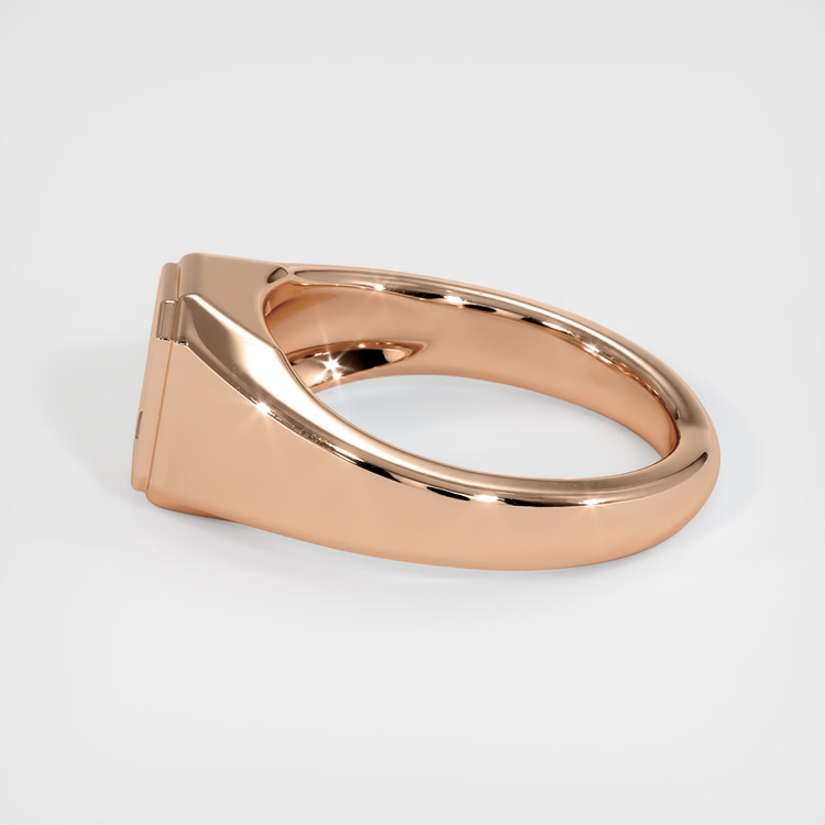 18K Rose Gold Men's Ring Setting
