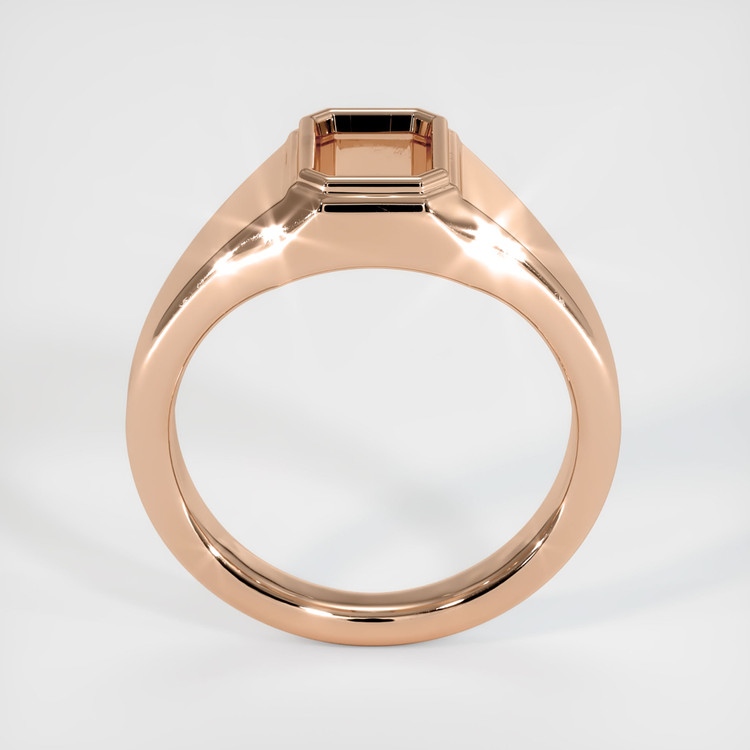 18K Rose Gold Men's Ring Setting