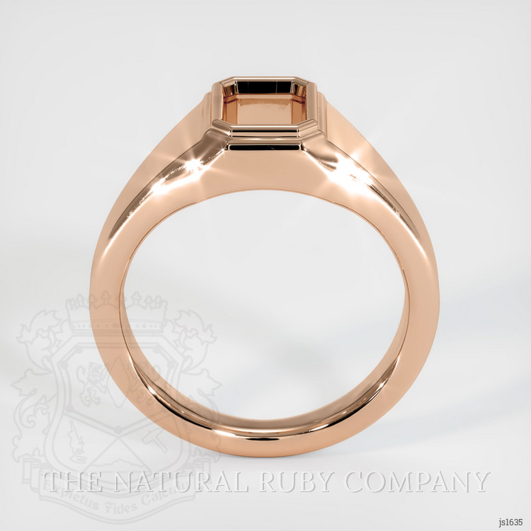 18K Rose Gold Men's Ring Setting