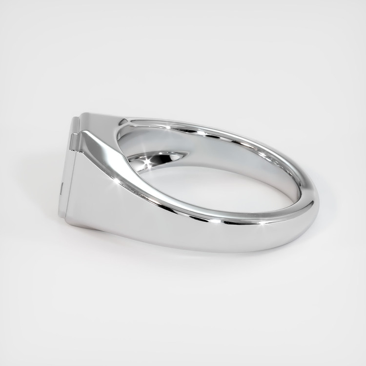 14K White Gold Men's Ring Setting
