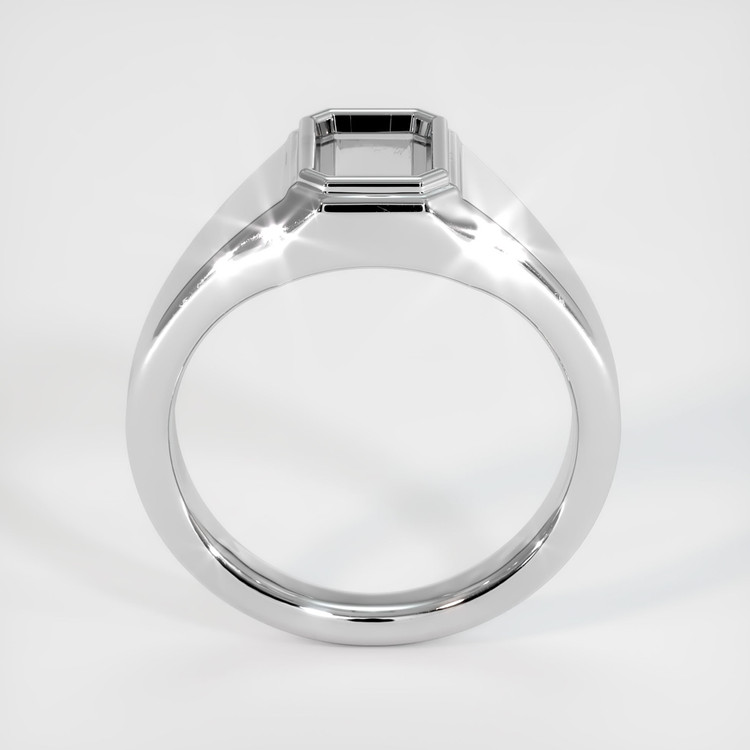 14K White Gold Men's Ring Setting