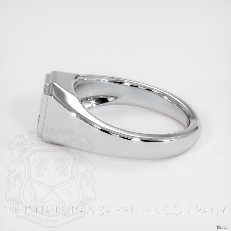 18K White Gold Men's Ring Setting