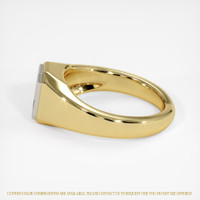 14K White & Yellow Men's Ring Setting Image