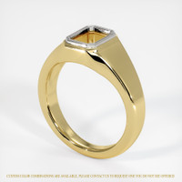 18K White & Yellow Men's Ring Setting Video