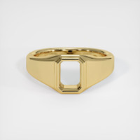 10K Yellow Gold Men's Ring Setting Image