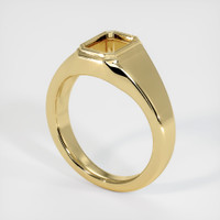 14K Yellow Gold Men's Ring Setting Video