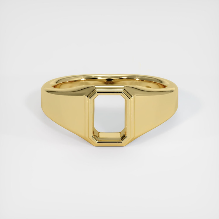 18K Yellow Gold Men's Ring Setting