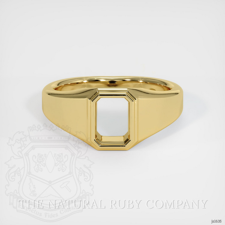 18K Yellow Gold Men's Ring Setting