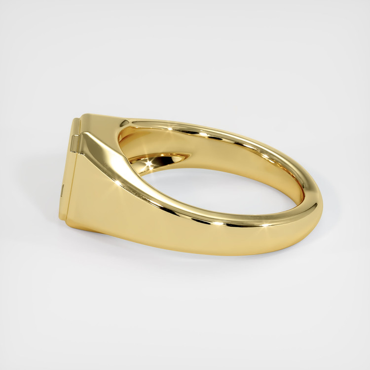 18K Yellow Gold Men's Ring Setting