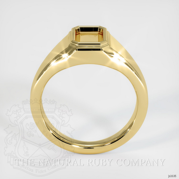 18K Yellow Gold Men's Ring Setting