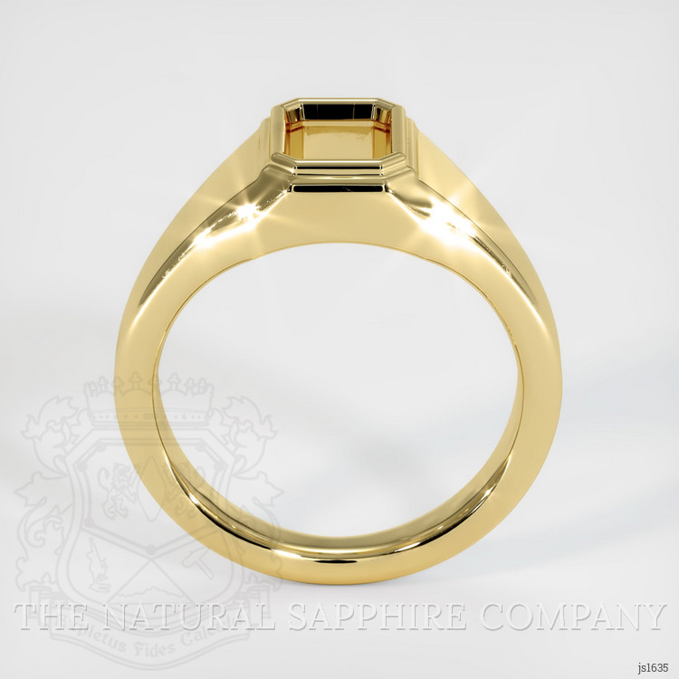 18K Yellow Gold Men's Ring Setting