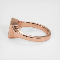 14K Rose Gold Men's Ring Setting Image