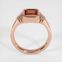 14K Rose Gold Men's Ring Setting Image