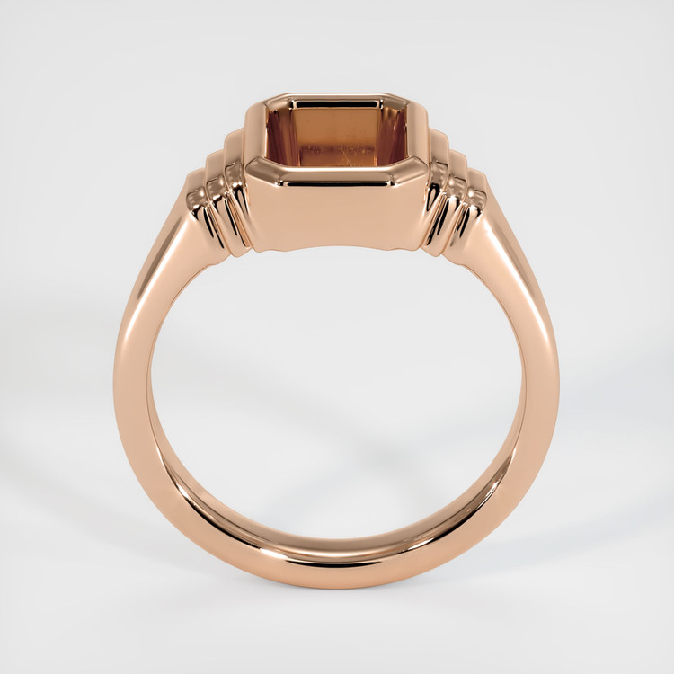 18K Rose Gold Men's Ring Setting