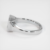 14K White Gold Men's Ring Setting Image